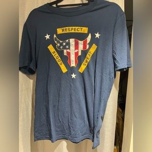 Blood Sweat Respect Under Armor Flag shirt
